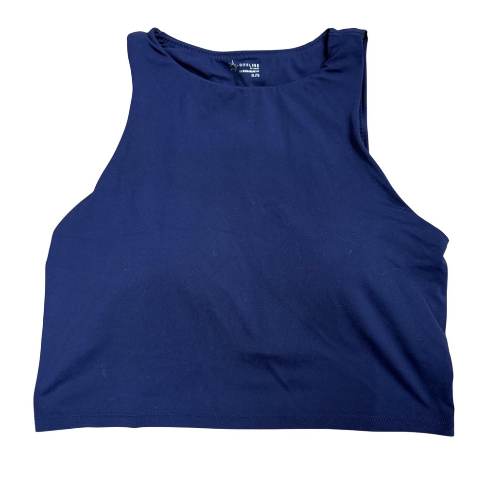 OFFLINE by Aerie Real Me Xtra Tank Top Women XL Blue